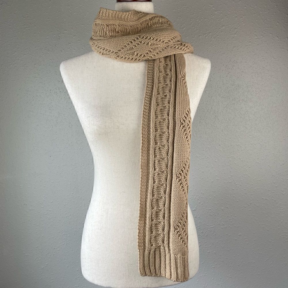 Tan Scarf EUC 